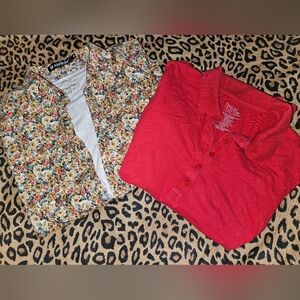 4/$20- Floral collar bundle 3 shirts
